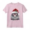 Selkirk Rex Cat Christmas Graphic Tee - Maglietta Divertente Natale Uomo Donna - Ideale per Regalo
