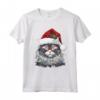 Selkirk Rex Cat Christmas Graphic Tee - Maglietta Divertente Natale Uomo Donna - Ideale per Regalo