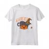 Selkirk Rex - Amante dei Gatti - Halloween Maglietta Divertente - Ideale per Costume e Feste