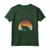 Donna Retro Vintage Sunset Kitten Feline Pet Selkirk Rex Cat Maglietta con Collo a V - Stylish Cat Owner Tee for Pet Lovers - Buy Online Now
