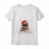 Donna Selkirk Rex Cat Feliz Meowidad Divertente Natale Maglietta con Collo a V - Ideale Regalo per Amanti dei Gatti a Natale