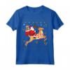 Santa Reindeer Selkirk Rex Cat - Maglietta Natalizia Divertente per Tutta la Famiglia - Ideale come Regalo di Natale