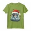 Selkirk Rex Cat Christmas Graphic Tee per uomo donna - Maglietta divertente per Natale con gatto Selkirk Rex - Regalo unico tutto l'anno
