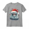 Selkirk Rex Cat Christmas Graphic Tee per uomo donna - Maglietta divertente per Natale con gatto Selkirk Rex - Regalo unico tutto l'anno