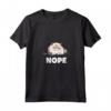 Donna Divertente Pigro Selkirk Rex Cat Nope Maglietta con Collo a V - Ideale per Compleanno, Natale o Amanti dei Gatti