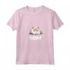 Donna Divertente Pigro Selkirk Rex Cat Nope Maglietta con Collo a V - Ideale per Compleanno, Natale o Amanti dei Gatti
