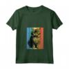 Selkirk Rex Cat Ritratto Vintage Style Mamma Papà Maglietta con Collo a V - Regalo Ideale per Amanti dei Gatti Selkirk Rex - Perfetta per Natale o Compleanni
