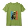 Selkirk Rex Cat Ritratto Vintage Style Mamma Papà Maglietta con Collo a V - Regalo Ideale per Amanti dei Gatti Selkirk Rex - Perfetta per Natale o Compleanni