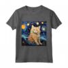 Selkirk Rex Cat Notte stellata - Maglietta Selkirk Rex Cat per Amanti dei Gatti - Ideale per un Compleanno Gatto Selkirk Rex