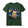 Selkirk Rex Cat Notte stellata - Maglietta Selkirk Rex Cat per Amanti dei Gatti - Ideale per un Compleanno Gatto Selkirk Rex
