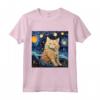 Selkirk Rex Cat Notte stellata - Maglietta Selkirk Rex Cat per Amanti dei Gatti - Ideale per un Compleanno Gatto Selkirk Rex