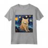 Selkirk Rex Cat Notte stellata - Maglietta Selkirk Rex Cat per Amanti dei Gatti - Ideale per un Compleanno Gatto Selkirk Rex