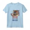 Selkirk Rex Cat Pro Life Pro God Pro Cats Bandiera Americana Maglietta - Sostegno alla Causa Pro-Life con Design Unico