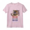 Selkirk Rex Cat Pro Life Pro God Pro Cats Bandiera Americana Maglietta - Sostegno alla Causa Pro-Life con Design Unico