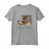 Selkirk Rex Gatto Divertente Ameowica Retro USA Bandiera Americana Maglietta - Ideale per il 4 luglio con il Tuo Gatto Ameowicano