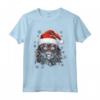 Selkirk Rex Cat Christmas Graphic Tee - Maglietta divertente per Natale con Grafica Gatto Selkirk Rex - Ideale per Uomo, Donna, Ragazzi e Ragazze