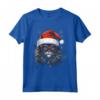Selkirk Rex Cat Christmas Graphic Tee - Maglietta divertente per Natale con Grafica Gatto Selkirk Rex - Ideale per Uomo, Donna, Ragazzi e Ragazze