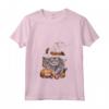 Selkirk Rex Cat Halloween Graphic Tees per Uomo e Donna - Maglietta Divertente con Stampa Gatto - Ideale per Halloween e tutto l'Anno