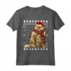 Selkirk Rex - Cappello da Babbo Natale con Gatto Maglietta - Regalo Unico per Amanti dei Gatti a Natale