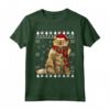 Selkirk Rex - Cappello da Babbo Natale con Gatto Maglietta - Regalo Unico per Amanti dei Gatti a Natale