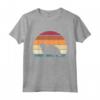 Retro Vintage Sunset Kitten Feline Pet Selkirk Rex Cat Maglietta - Unique Cat Lover Apparel for Pet Owners