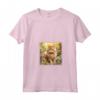 Selkirk Rex Cat Garden Flowers Dipinto Pet Mom Dad - Maglietta con Collo a V per Amanti dei Gatti - Regalo Unico per Ogni Occasione