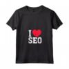 Donna Amo Seo Maglietta con Collo a V - Design per Esperti di SEO e Link Building - Acquista Online