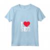 Donna Amo Seo Maglietta con Collo a V - Design per Esperti di SEO e Link Building - Acquista Online
