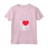 Donna Amo Seo Maglietta con Collo a V - Design per Esperti di SEO e Link Building - Acquista Online