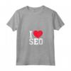 Donna Amo Seo Maglietta con Collo a V - Design per Esperti di SEO e Link Building - Acquista Online