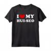 Amo il mio Hui-seo - Maglietta Vintage 'I Love My Hui-seo' - Ideale per gli Amanti dei Cani