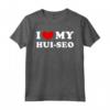 Amo il mio Hui-seo - Maglietta Vintage 'I Love My Hui-seo' - Ideale per gli Amanti dei Cani