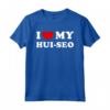 Amo il mio Hui-seo - Maglietta Vintage 'I Love My Hui-seo' - Ideale per gli Amanti dei Cani