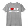 Amo il mio Hui-seo - Maglietta Vintage 'I Love My Hui-seo' - Ideale per gli Amanti dei Cani