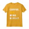 Coffee SEO Wine Repeat - Maglietta Esperto SEO per Ottimizzazione Siti Web e Amanti di Caffè e Vino