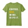 Coffee SEO Wine Repeat - Maglietta Esperto SEO per Ottimizzazione Siti Web e Amanti di Caffè e Vino