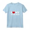 I Love My Yun-Seo - Maglietta Vintage con Collo a V - Design Personalizzato per Esprimere Amore