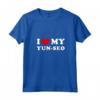 I Love My Yun-Seo - Maglietta Vintage con Collo a V - Design Personalizzato per Esprimere Amore