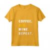 Donna Coffee SEO Wine Repeat - Maglietta Expert SEO con Collo a V - Ideale per Specialisti di Ottimizzazione del Sito Web
