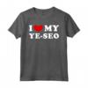 I Love My Ye-seo - Maglietta con Design Vintage per Esprimere Amore - Ideale per Fan di K-pop