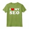 I Love My Seo - Maglietta Amo Il Mio Seo con Design Classico Vintage