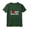 I Love My Seo-hu - Maglietta con Collo a V Design Classico - Ideale per Gli Appassionati di SEO