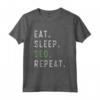 Eat Sleep Seo Ripeti - Fan Player Divertente Maglietta - Ideale per gli Amanti dell' SEO o come Regalo