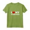 I Love My Yeon-Seo - Maglietta con Collo a V Design Vintage per Esprimere Amore - Acquista Online