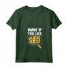 Donna Onda se ti piace SEO - Maglietta con Collo a V per Aspiranti Esperti - Ideale per Manager SEO e Amanti del Link Building