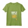 Donna Onda se ti piace SEO - Maglietta con Collo a V per Aspiranti Esperti - Ideale per Manager SEO e Amanti del Link Building