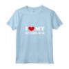 I Love My Hyeon-Seo - Maglietta con Collo a V - Design Vintage per Esprimere Amore