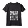 Donna Worlds Okayest Online Marketer Funny SEO Marketing Maglietta con Collo a V - Ideale per gli Appassionati di Digital Marketing