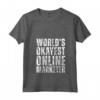 Donna Worlds Okayest Online Marketer Funny SEO Marketing Maglietta con Collo a V - Ideale per gli Appassionati di Digital Marketing