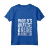Donna Worlds Okayest Online Marketer Funny SEO Marketing Maglietta con Collo a V - Ideale per gli Appassionati di Digital Marketing